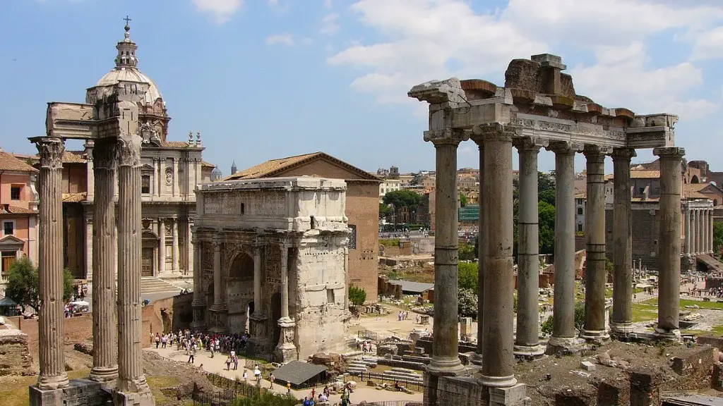 What business moved out of ancient rome?