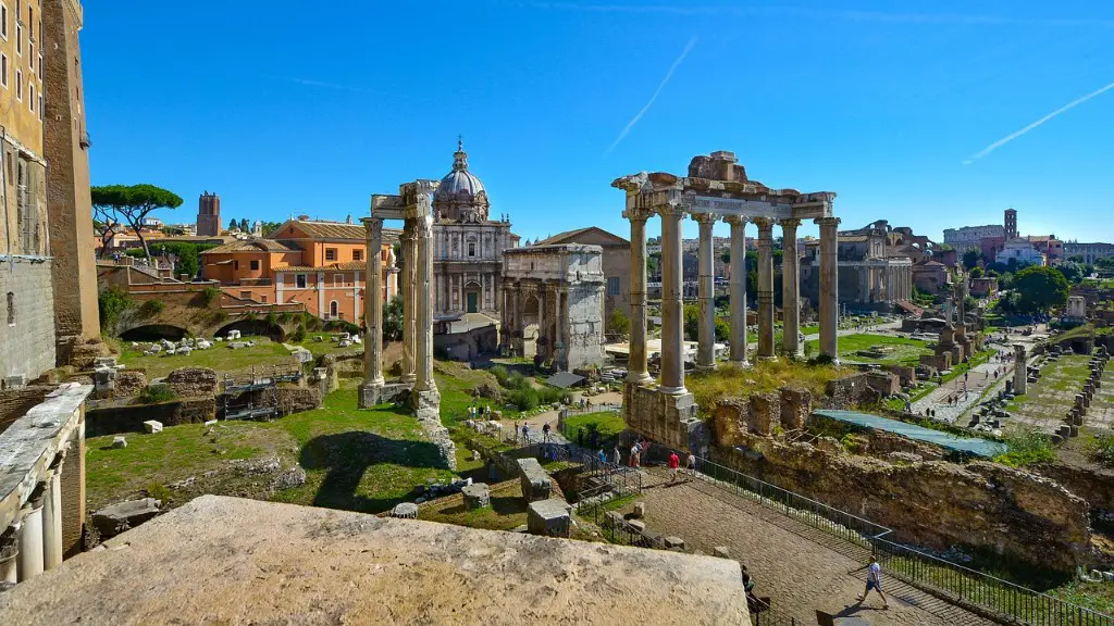 What business moved out of ancient rome?