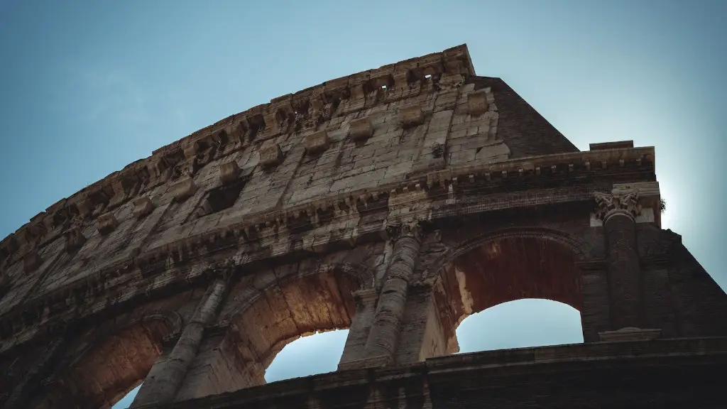 How did ancient romans get into the colosseum?