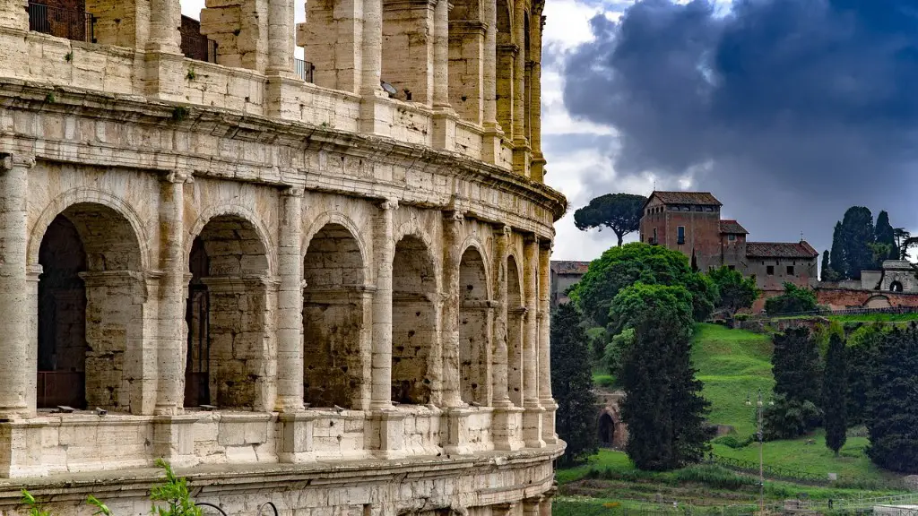 What did the ancient romans built all over their empire?
