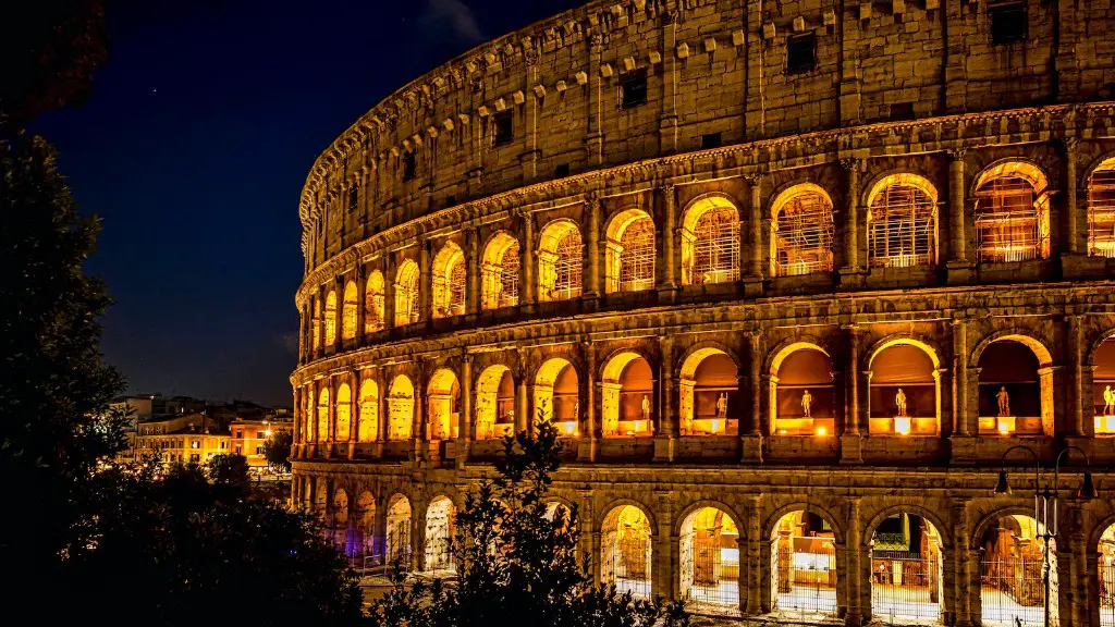 What did the ancient romans call the colosseum?