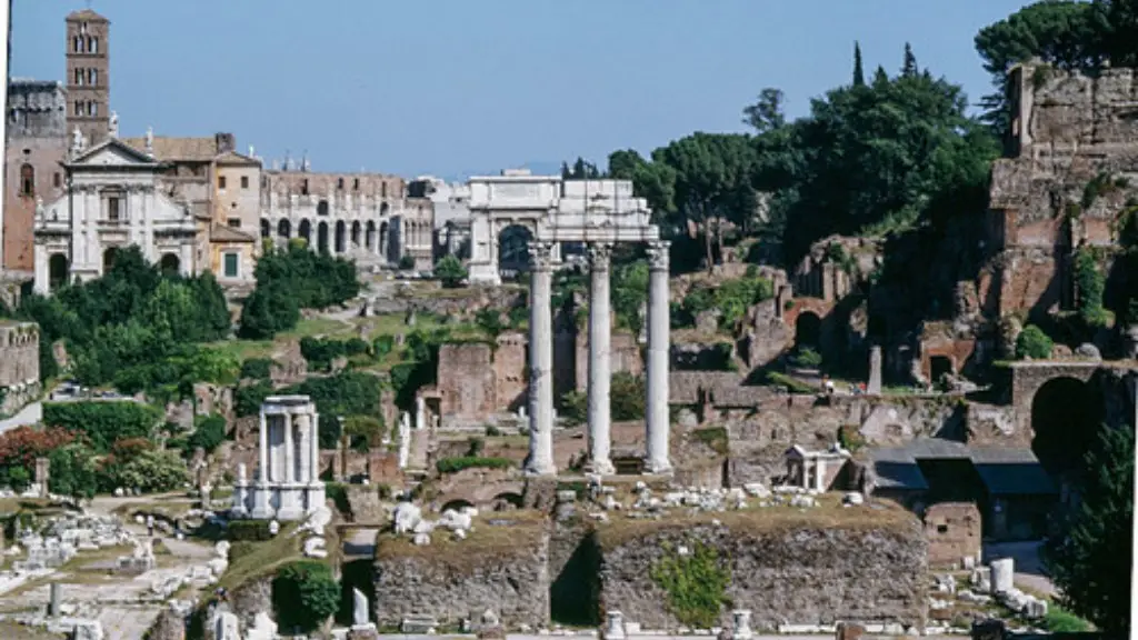 How did natural geography affect ancient rome?