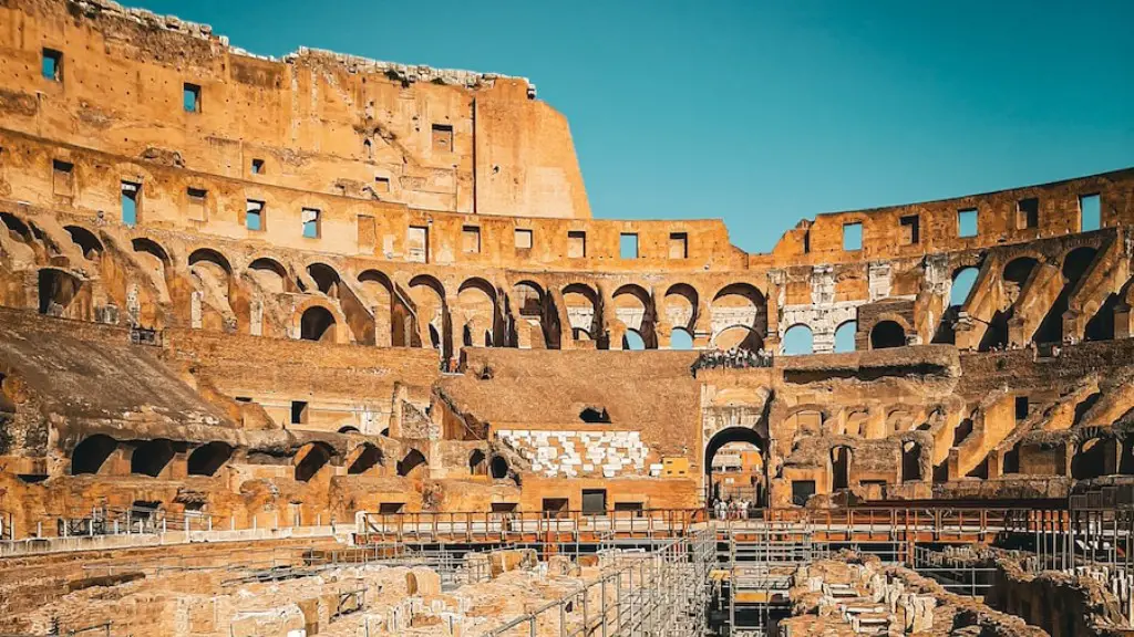 What dynasty built the colossal in ancient rome?
